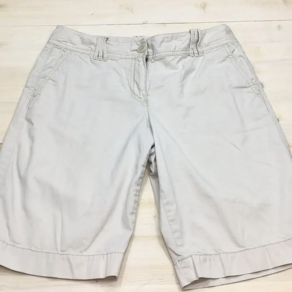 LOFT chino Bermuda shorts sz 6